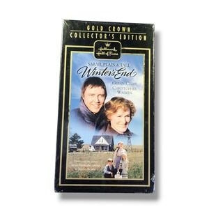 Sarah, Plain‎ & Tall: Winter's End VHS  Hallmark Hall of Fame Gold Crown New